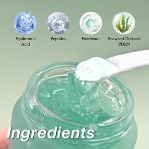 Private Label Bio natürliche Algen PDRN Schlaf maske über Nacht Hautre paratur Feuchtigkeit spendende aufhellende und straffende Maske Gelee - Product Image 2