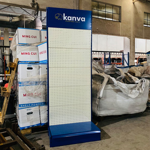 Xingye nhà máy tùy chỉnh kim loại Pegboard văn phòng phẩm & công cụ hiển thị giá kệ estante ferretera estantes de exhibicin - Product Image 4