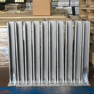 300mm Hot Dip Galvanized Cantilever <b>Brackets</b> Metal Wall Plate Welded on Strut Profile for Simplified Fixing Without Arm - Product Image 3