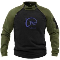 Veste tactique en polaire thermique respirante pour homme, personnalisée en usine, coupe-vent, résistante à l'abrasion, pour la randonnée, 2026