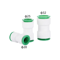 Raccord rapide anti-fuite pour tuyau d'eau 20/25/32 mm, coudes droits, tés, vannes, raccords pour tuyaux PPR/PVC/PB/PERT/PE
