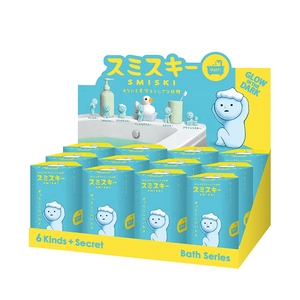 Vente en gros de figurines lumineuses SMISKI authentiques de la série Salle de Bain, boîte mystère tendance, ornements mignons, créatures d'angle apaisantes - Product Image 1
