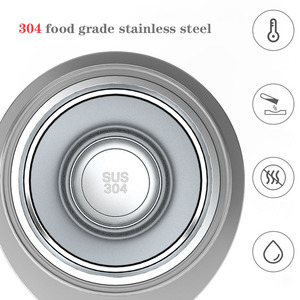 Thông minh du lịch xe Mug Ấm đun nước thép không gỉ chân không ấm hơn <span class=keywords><strong>DC</strong></span> 12V xe điện sưởi ấm cup thông minh chai - Product Image 4
