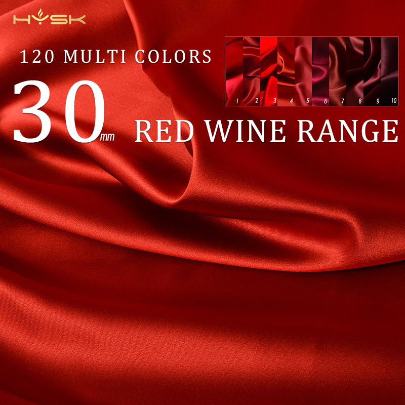 Silk Satin Fabric Telas Seda 100% Mulberry 30MM