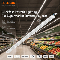Supplier Modul Retrofit LED Linear ClickFast Grosir untuk Rel Trunking Komersial T5 T8 yang Sudah Ada