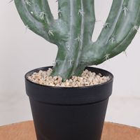 Cactus en plastique pour intérieur/extérieur, haute simulation, plantes tropicales décoratives, fausses plantes vertes, paysage désertique, plantes artificielles