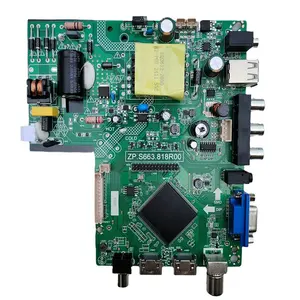 New arrival Led tv Mainboard ZP.S663.818R00 for 32inches Lcd Led TV 36-62V 25W Universal Led TV Mother Board 32inch