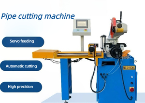 GEYU Scie circulaire semi-automatique de nouvelle conception pour l'acier inoxydable, l'aluminium, l'alimentation automatique, la coupe de haute précision - Product Image 3
