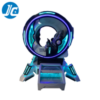 Le meilleur simulateur de vol de mouvement de cockpit 9D VR équipement de vol d'arcade intérieur/extérieur avec expérience de cinéma VR en métal/aluminium/acier