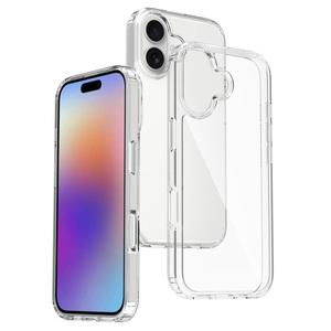 <span class=keywords><strong>2025</strong></span> xu hướng mới trường hợp siêu mỏng mỏng rõ ràng Acrylic trường hợp chống trượt mềm TPU bên cứng PC trở lại trường hợp điện thoại cho Iphone 17 - Product Image 1