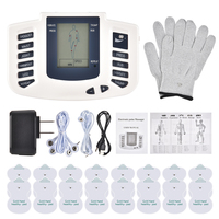 Masseur de corps numérique blanc appareil d'unité de dizaines télécommande sans fil thérapie physique d'impulsion électrique Massage Compatible US/EU