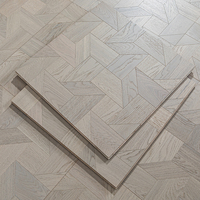 Parquet en bois d'ingénierie écologique, design chêne naturel pour les maisons américaines