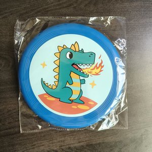 Disque volant en plastique souple TPR de 20 cm de diamètre pour enfants, jouet d'extérieur sûr et durable pour les jeux et les sports des enfants - Product Image 4