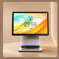 Système de point de vente intelligent Android 14 le plus vendu avec imprimante à découpe automatique 80 mm, écran tactile FHD 10,95 pouces et terminal POS à station d'accueil magnétique