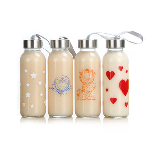 Vaso ecológico <span class=keywords><strong>de</strong></span> 500ml <span class=keywords><strong>con</strong></span> tapa Logotipo personalizado Botella <span class=keywords><strong>de</strong></span> agua <span class=keywords><strong>de</strong></span> vidrio duradera <span class=keywords><strong>con</strong></span> tapa - Product Image 3