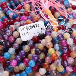 อัญมณีและลูกปัดเกรด AAA สำหรับทำเครื่องประดับ ขนาดปรับแต่งได้ 3-8 มม. อาเกตธรรมชาติและเพชร ได้รับการรับรองจาก GRS - Product Image 3