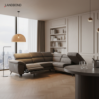 Canapé inclinable électrique en forme de L, minimaliste, moderne et luxueux, avec rangement et charge USB, meubles de salon, canapé inclinable