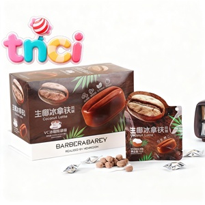 Caramelos Duros en Caja Recubiertos de Café Negro Sin Azúcar con Sabor a Café Helado y Latte de Coco Refrescante a Base de Hierbas Naturales - Product Image 1