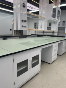 Baitu Mobile Eau Gaz <span class=keywords><strong>Elec</strong></span> réactif Rack Armoire Modulaire Service Colonne Laboratoire Poste de Travail pour les ateliers de R & D de nouveaux matériaux chimiques - Product Image 4