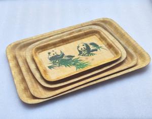 12*16" Inch (30*40 Cm) Eco-Friendly Woven Bamboo Square <b>Bowl</b> Natural Color Novelty Style Home & Restaurant Use - Product Image 6