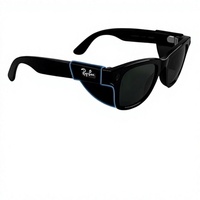 Accessoires pour lunettes intelligentes Ray-Ban Meta : Protection en gel de silicone pour verres et bouclier antidérapant pour Wayfarer/Skyler