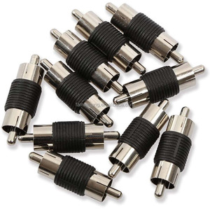 Adattatore RCA maschio a maschio Audio Video nichelato adattatore connettore accoppiatore maschio RCA per altoparlante fono amplificatore cavo RCA - Product Image 5