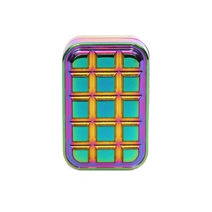 Jouet magnétique en métal EDC pour adultes, forme chocolat magique, anti-stress, pour TDAH, anxiété, divertissement, type Fidget Slider et Fidget Spinners - Product Image 2