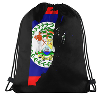 Promotion Vente en Gros Sac à Dos Personnalisé Drapeau Belize Design Tendance Sac à Dos Portable en Polyester Grande Capacité