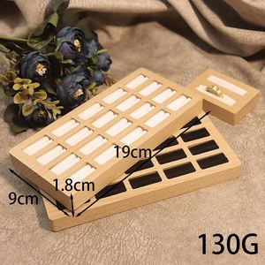 ถาดใส่แหวนไม้ 20 ช่อง สำหรับจัดแสดงเครื่องประดับในร้านค้าปลีก - Product Image 2