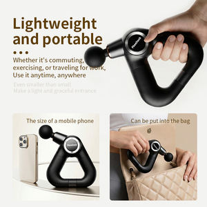 Pistolet de massage triangulaire Phenitech à vibrations profondes pour les tissus musculaires, thérapie des points gâchettes ciblée pour soulager les douleurs corporelles - Product Image 4