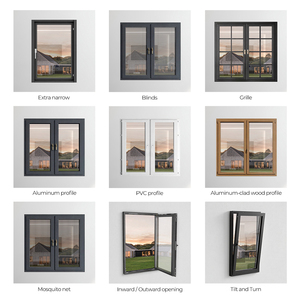 Nhiệt phá vỡ khung nhôm đôi kính cửa sổ cửa sổ - Product Image 5