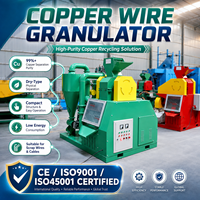 Machine de granulation automatique de fil de cuivre pour la séparation du cuivre et du plastique des câbles usagés