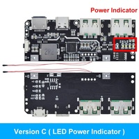 Module de charge rapide FYX Stock 22,5 W pour batterie externe, 5 ports bidirectionnels QC4 Plus PD3.0, carte DIY pour alimentation mobile