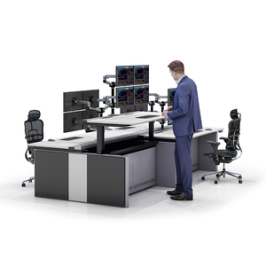 Sistema de ventilación y refrigeración hecho a pedido, escritorio de piso <span class=keywords><strong>comercial</strong></span>, mesa eléctrica de Venta caliente - Product Image 3