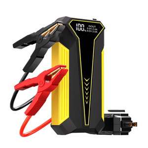 पोर्टेबल कार मोटरसाइकिल ट्रक 10000mah 12v बैटरी चार्जर कूद स्टार्टर आपातकालीन उपकरण किट का नेतृत्व डिजिटल स्क्रीन लाइट 1500a पीक - Product Image 1