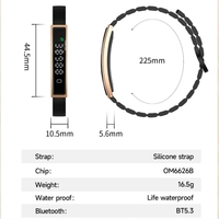Bracelet Intelligent de Surveillance de la Santé de Couple, Étanche en Profondeur, Natation, Plongée, Sport, Montre de Plein Air, Bracelet Hommes Femmes