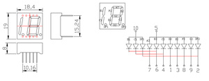 <strong>2</strong> Digit White Light <strong>7</strong> <strong>Segment</strong> <strong>LED</strong> <strong>Display</strong> for Electronic Instruments Industrial Control Panels Household - Product Image 3
