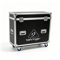 Flight case en contreplaqué et aluminium pour table de mixage numérique X32 M32, imprimante DNP RX1 et microphone – Flight case de transport sur mesure pour X32 M32