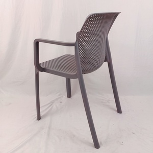 Durable Simple Cheap <strong>Garden</strong> Outdoor Plastic <strong>Chair</strong> with Arm Rest <strong>Stackable</strong> pp Leisure Dining <strong>Chair</strong> Strong Seating - Product Image 4