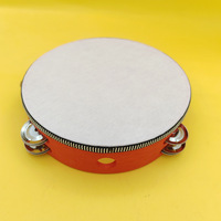 Wholesale Two-Row Double Layer Tambourines 6 Inch Bulk Hand Frame Drums Orff Percussion Tools