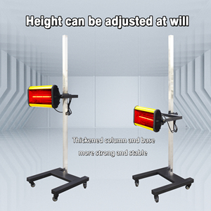 Lámpara Calefactora Eléctrica Infrarroja Portátil <span class=keywords><strong>de</strong></span> Aluminio 1100W 220-240V para Secado <span class=keywords><strong>de</strong></span> Pintura <span class=keywords><strong>de</strong></span> Automóviles y Película <span class=keywords><strong>Solar</strong></span> para Ventanas - Product Image 6