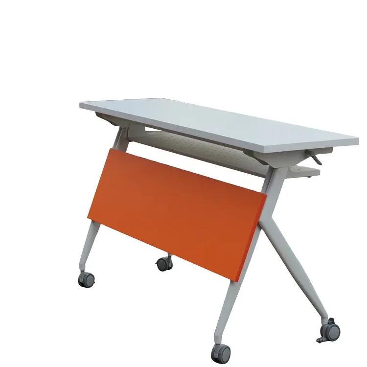 cheap training room folding camp table with fold away table top university furniture