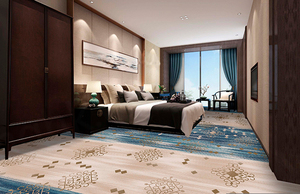 Alfombra Ignífuga Impresa en 3D Personalizada de Lujo para Dormitorio de Hotel - Product Image 6