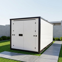Conteneurs pliables modulaires portables préfabriqués de 20 et 40 pieds, maisons miniatures, bureaux, casas préfabriquées
