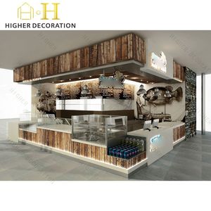 Arredamento Durevole per Caffetterie, Chiosco del <span class=keywords><strong>Caffè</strong></span> alla Moda e Stazione del <span class=keywords><strong>Caffè</strong></span> a Parete Ergonomica con Design del Bancone Incluso - Product Image 1