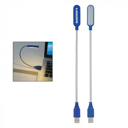 Disesuaikan Ultra terang fleksibel tiang logam USB LED lampu meja portabel buku belajar meja lampu malam untuk promosi hadiah