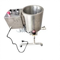 Broyeur à billes de chocolat commercial en acier inoxydable 12L, nouveau moulin à noix haute efficacité