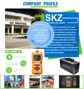 Détecteur <span class=keywords><strong>multigaz</strong></span> portable SKZ2050-6, analyseur de gaz 6 en 1 avec pompe intégrée - Product Image 3