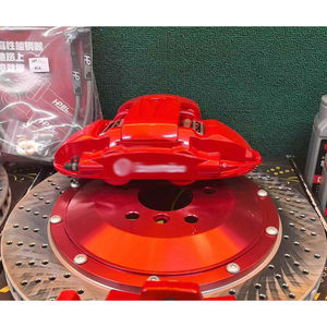 BMW X5用 改造6ピストンフロント4ピストンリア鍛造アルミ合金キャリパー パンチングベントスチールディスクキャリパーセット - Product Image 3