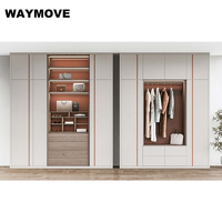 Armoire moderne en aluminium avec portes en verre fumé Commode pour chambre à coucher Hôtel Appartement disponible aux Philippines